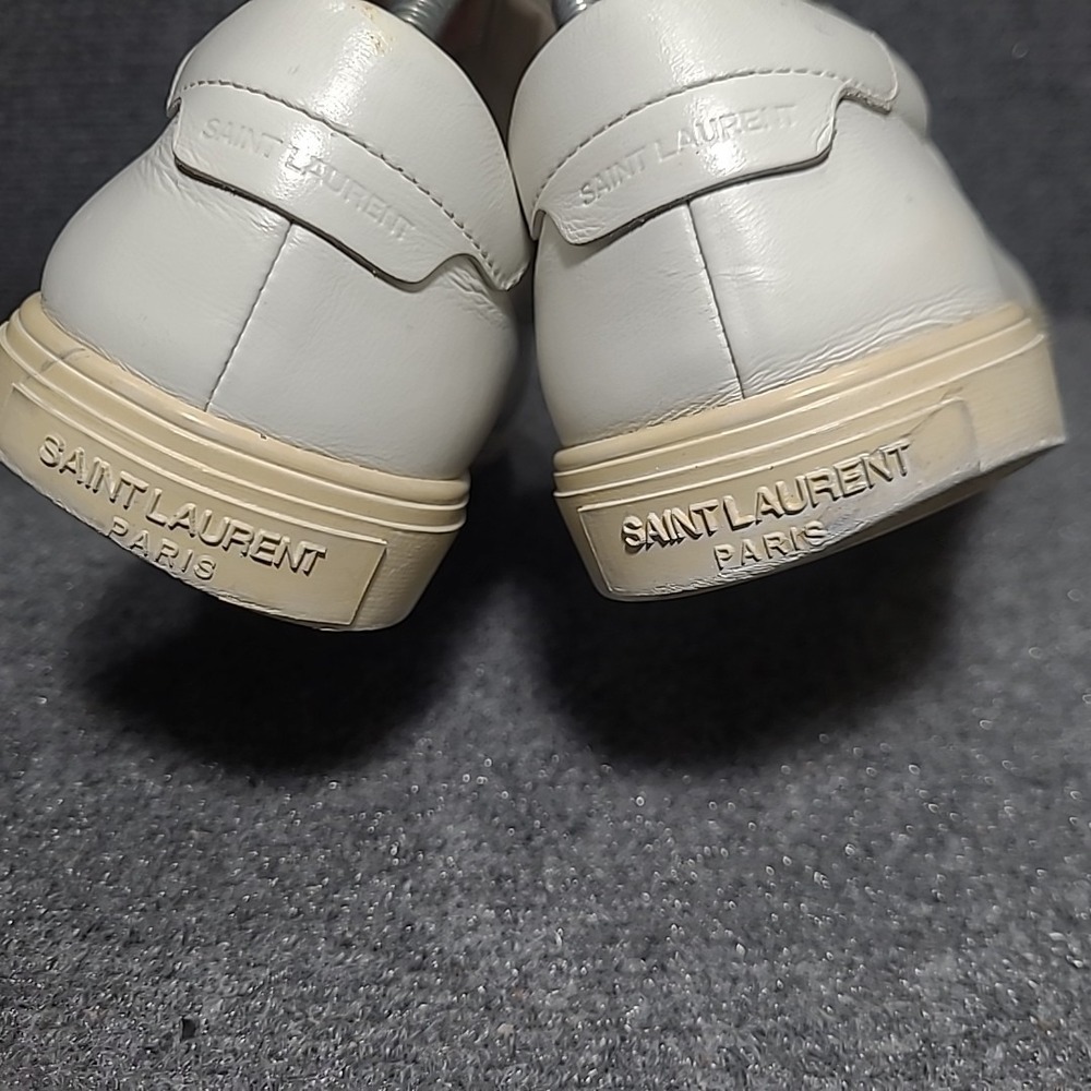 SAINT LAURENT Andy Men's Sneaker White Size EU 43 US 10 MSRP $745 - Picture 5 of 16